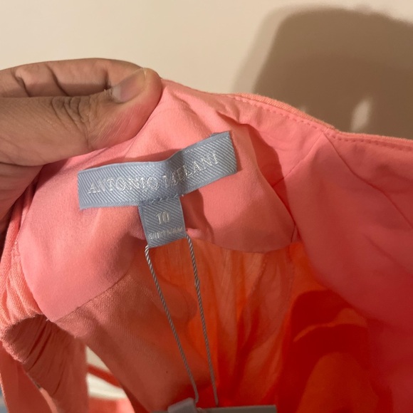 Antonio Melani Elise Stretch Linen Sweetheart
Neck Sleeveless Tie Waist Jumpsuit - Picture 6 of 8